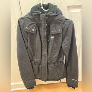 Abercrombie Black Coat Warm